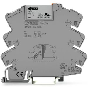 WAGO 857-354 Relais d’interface, montage Rail DIN WAGO, 24V c.a. / V c.c.