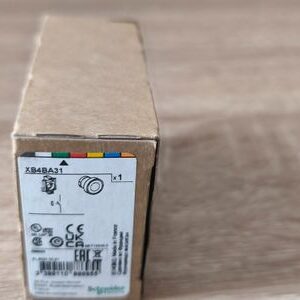 XB4BA31 BOUTON POUSSOIR VERT Ø22 1F SCHNEIDER